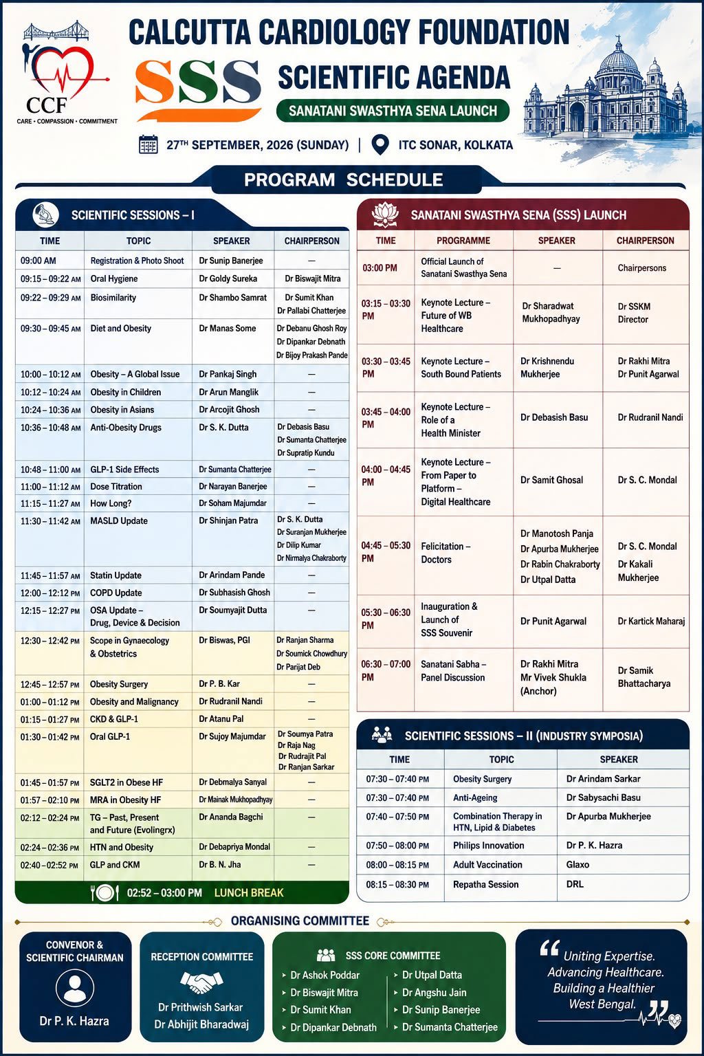 Sanatani Swasthya Sena Programme Schedule 2026
